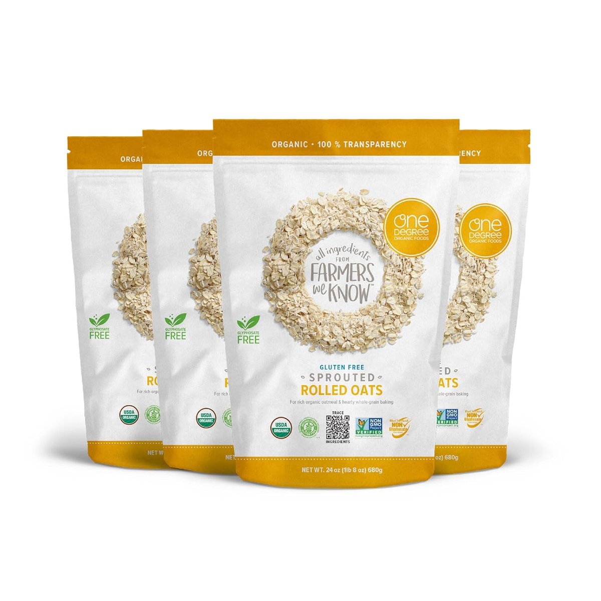 One Degree Organics Sprouted Rolled Oats